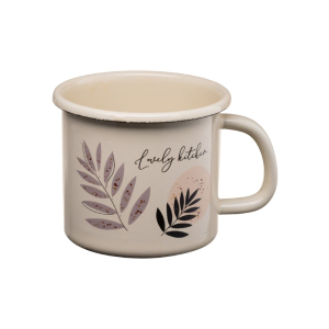 Kubek emaliowany FLORES 9cm/0,5L wzór 3